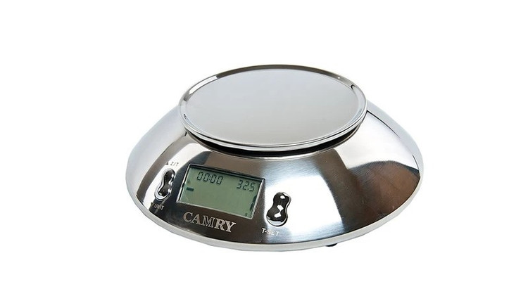 ترازو آشپزخانه کمریCamry مدل ۴۱۵۰ دارای دماسنج