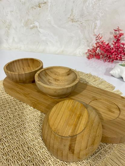 اردوخوری بامبو وارداتی 4 تکه