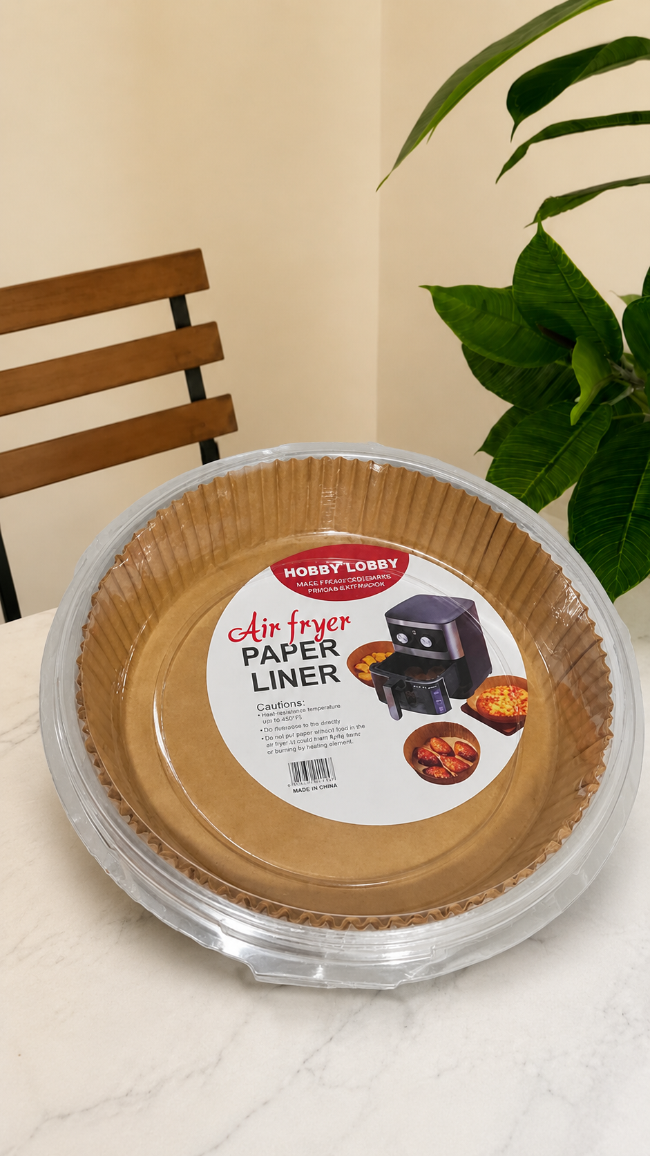 کاغذ سرخ کن مدل AIR FRYER گرد بسته ۵۰ عددی وارداتی