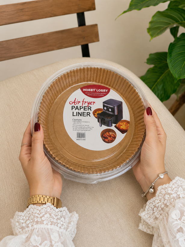 کاغذ سرخ کن مدل AIR FRYER گرد بسته ۵۰ عددی وارداتی