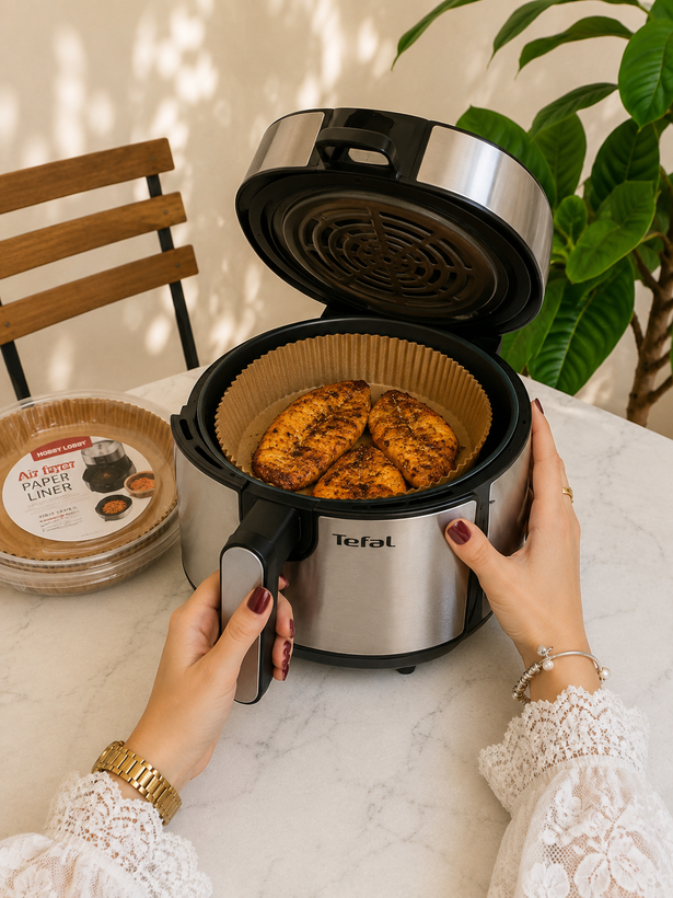 کاغذ سرخ کن مدل AIR FRYER گرد بسته ۵۰ عددی وارداتی