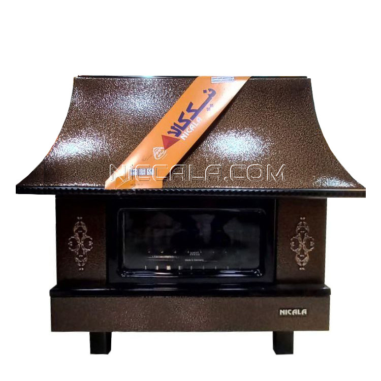 بخاری گازی شومینه ای نیک کالا 24000 مدل آذر MC24